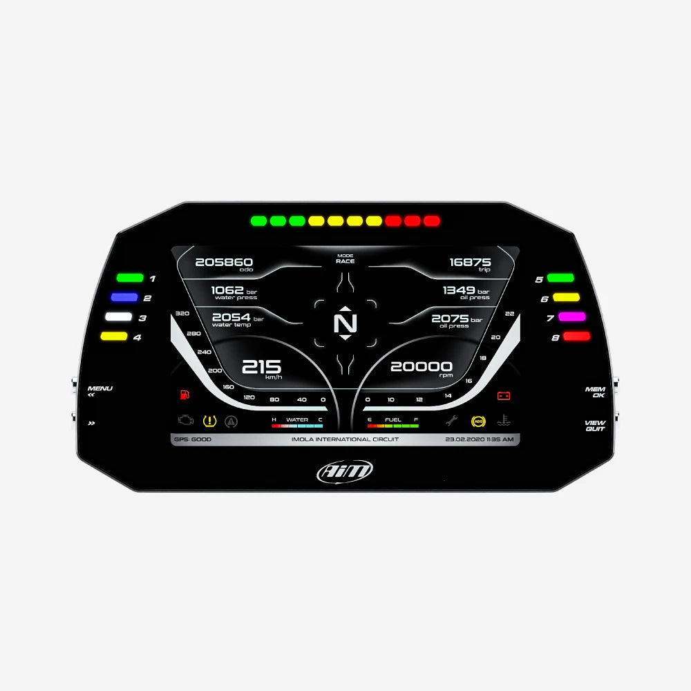 AIM MXG 1.3 Strada with Race Icons