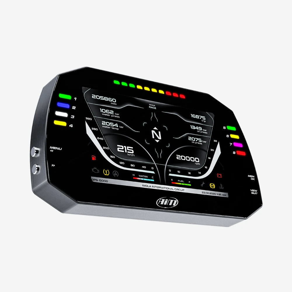 AIM MXG 1.3 Strada with Race Icons